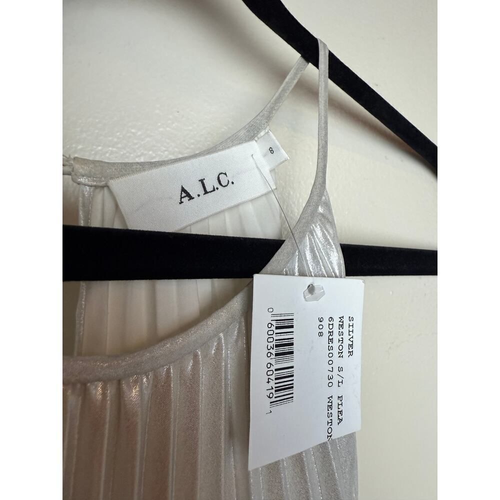 NWT A.L.C. Weston Midi Dress Sz. 8 - Picture 11 of 12